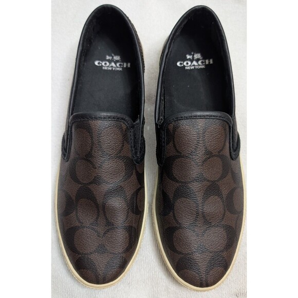 Coach Shoes - COACH Parkside Slip On Sneaker Women’s Shoes SIZE 8.5B Brown